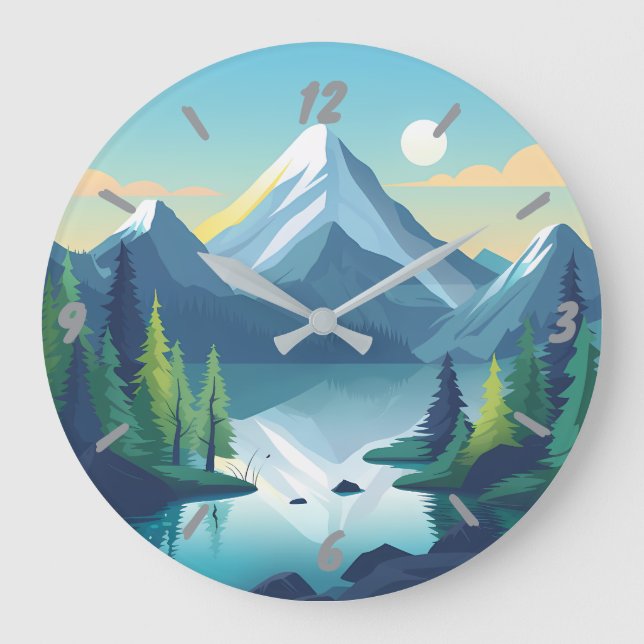  Natural Wall Clock (Front)