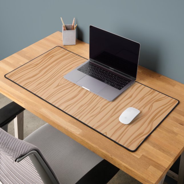 Natural Wood Grain Desk Mat for Stylish Workspace  (Office 2)