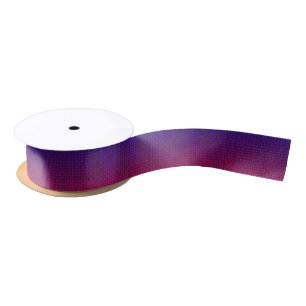 Natural Woven Ombre Shaded Tropical Sunset Colours Satin Ribbon