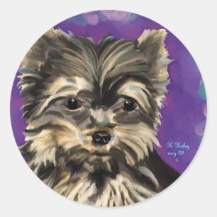 Natural Yorkie stickers