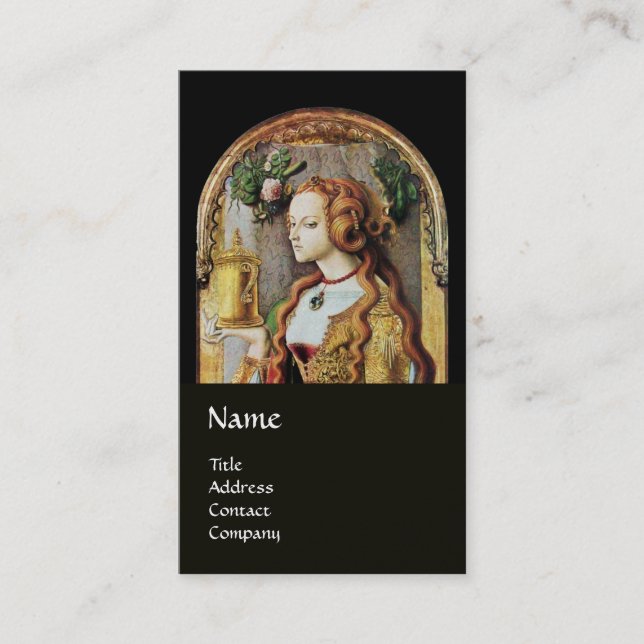 NATURALHAIR, BEAUTY ,COSMETICS MONOGRAM black gold Business Card (Front)