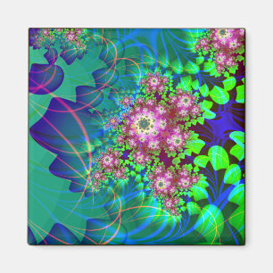 naturalism: detail square magnet