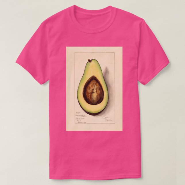 Naturalist Avocado T-Shirt (Design Front)