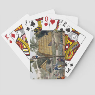 Naturalists question natives near Kupang, Timor, p Playing Cards