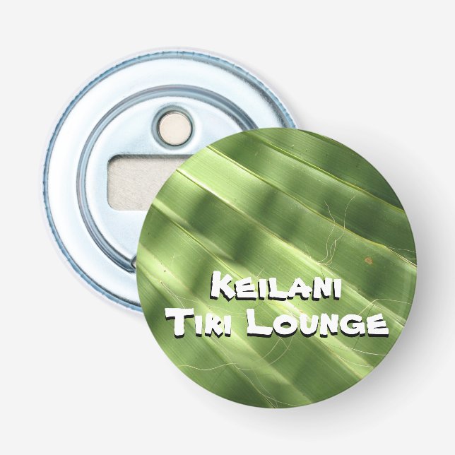 Naturally Cool Surfaces_Fluted Frond_personalized Bottle Opener (Front)