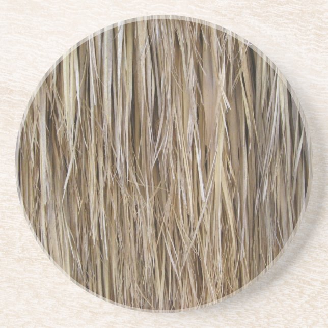 Naturally Cool Surfaces_Palm Tree Hair_Hula Skirt Coaster (Front)