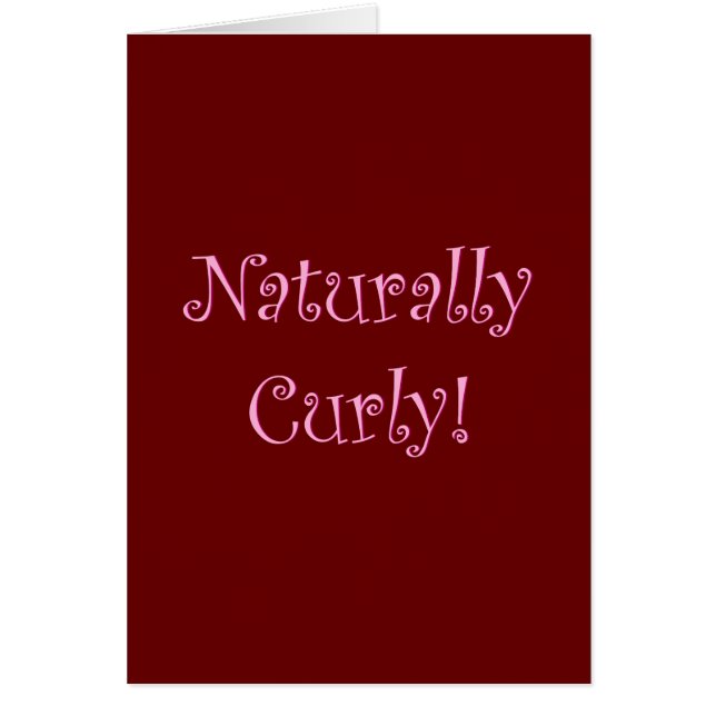 Naturally Curly Hair (Front)