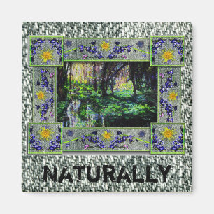 Naturally Into the Woods Magnet