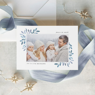 Naturally Joyful   Holiday Photo Card