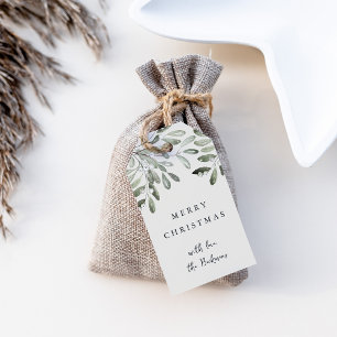 Naturally Joyful   Watercolor Christmas Gift Tags