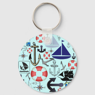 Naturally Nautical Key Ring
