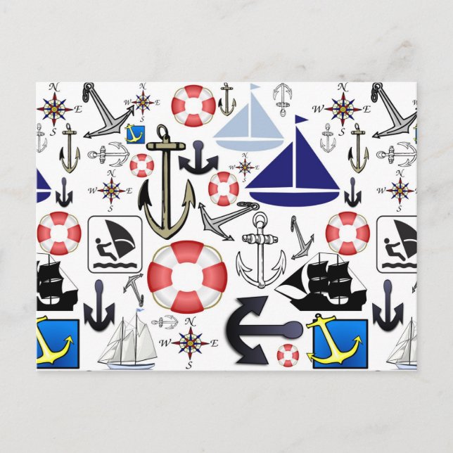 Naturally Nautical Postcard (Front)