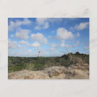Naturbild mit einem kleinen Leuchtturm Postcard