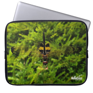NaturCraze Black & Yellow Dragonfly Laptop Sleeve