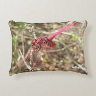NaturCraze Pink Dragonfly Accent Pillow