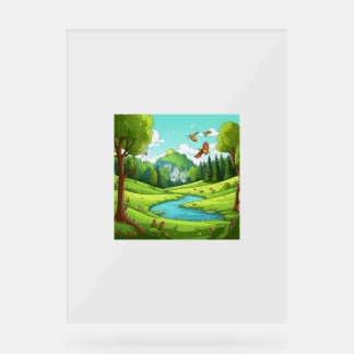 Nature 15. acrylic sign