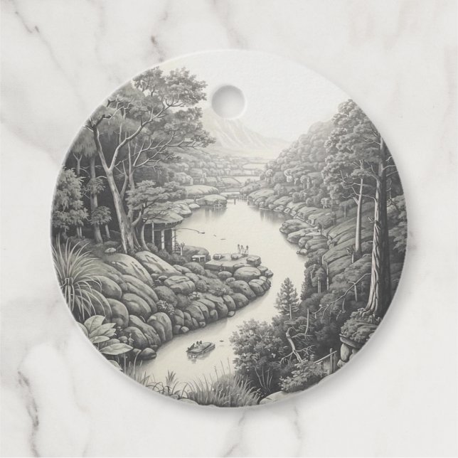 Nature 16. favour tags (Front)