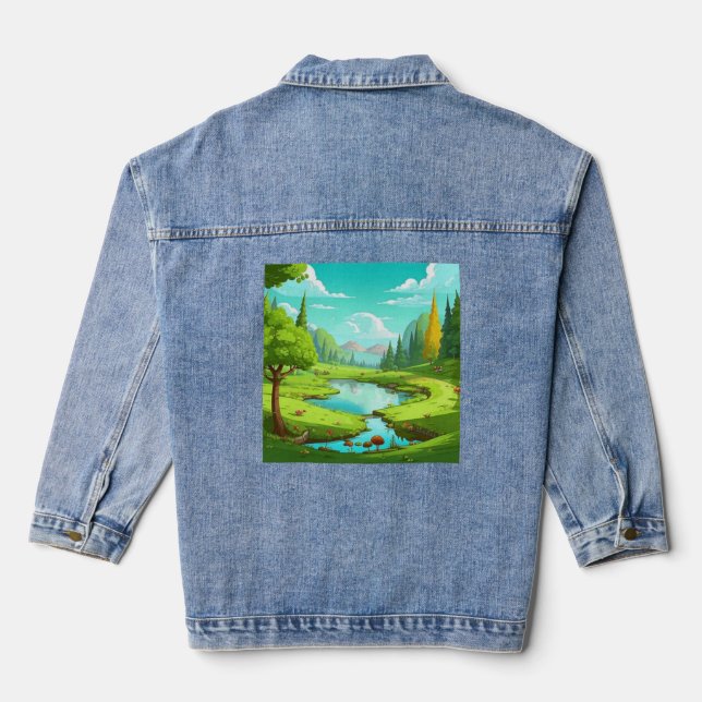 Nature 18. denim jacket (Back)