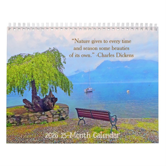 Nature /2026 15-Month Calendar (Cover)