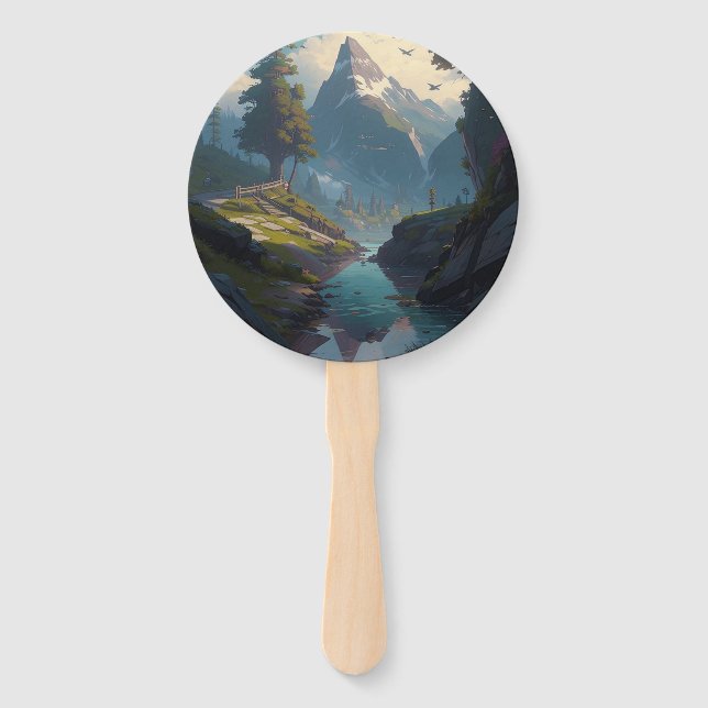 Nature 20. hand fan (Front)