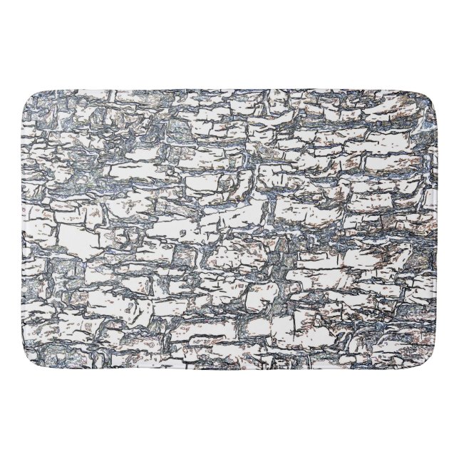 Nature Abstract Pattern Bath Mat (Front)