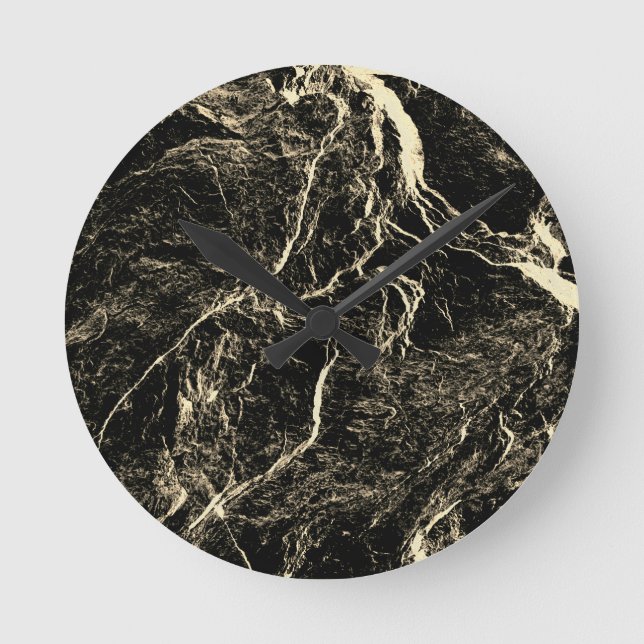 Nature Abstract Round Clock (Front)