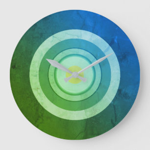 Nature Abstract Shabby COOL Rustic Trendy Modern Large Clock