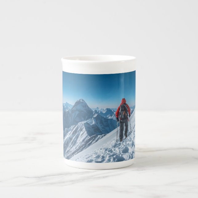 Nature Adventure Design  Bone China Mug (Front)