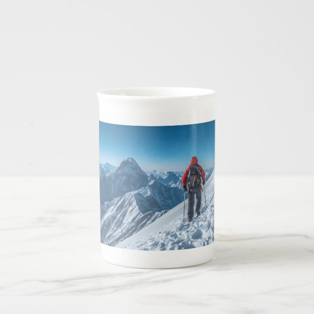 Nature Adventure Design  Bone China Mug (Front)