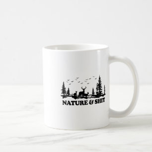 Nature And Funny Camp Lake Cabin Hiking Camping Coffee Mug