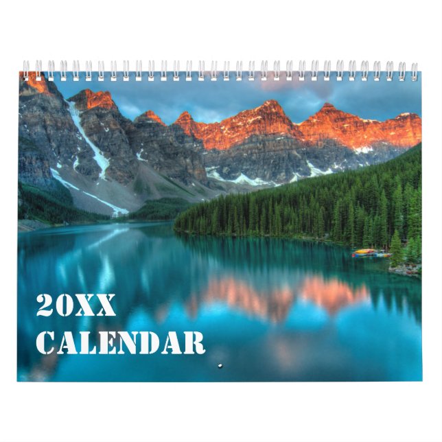 Nature and Mountains lovers New Year Calendar (Cover)