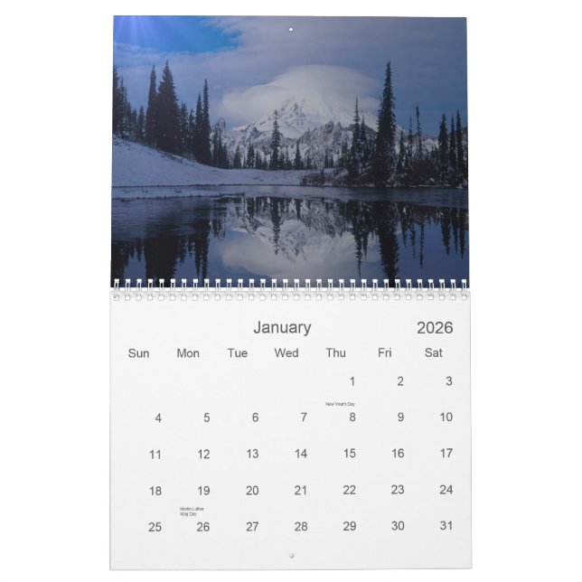 Nature and Wildlife Calendar (Jan 2026)