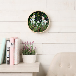 Nature Animal Rabbit Clock