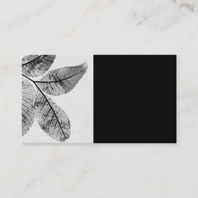 nature art custom business card template (Front)
