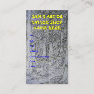 Nature Art Or Tattoo Shop Business Cards