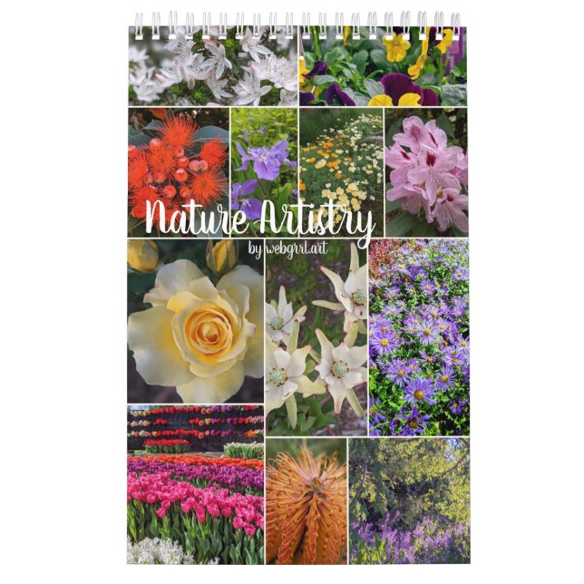 Nature Artistry - Flowers Vol 1 Calendar (Cover)