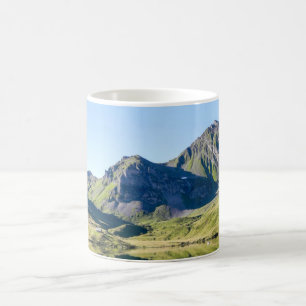 Nature Autumn Mountain Tree Water Scene Coffee Mug
