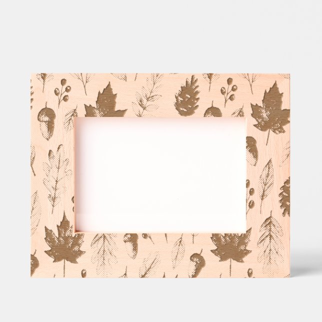 Nature autumn pattern etched frames (Front)