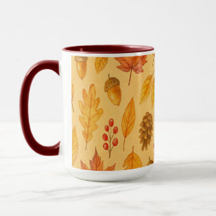 Nature autumn pattern mug