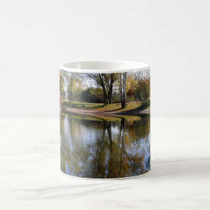 Nature Autumn Tree Water Scene Coffee Mug