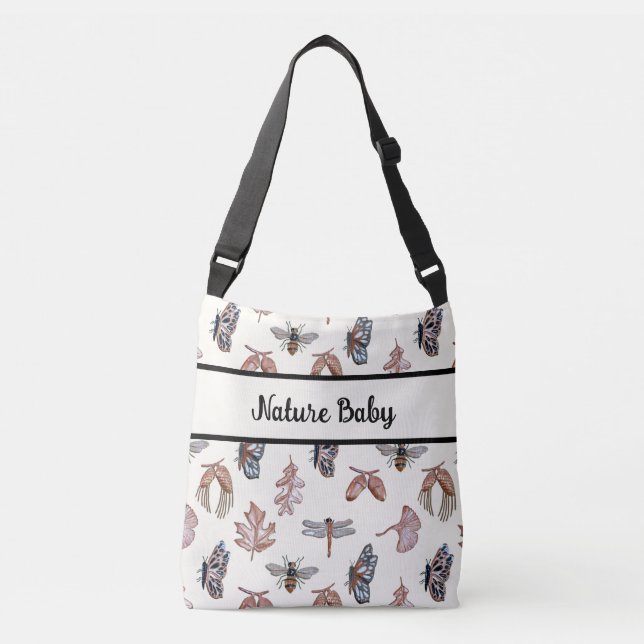 Nature Baby Cross Body Diaper Bag  (Front)