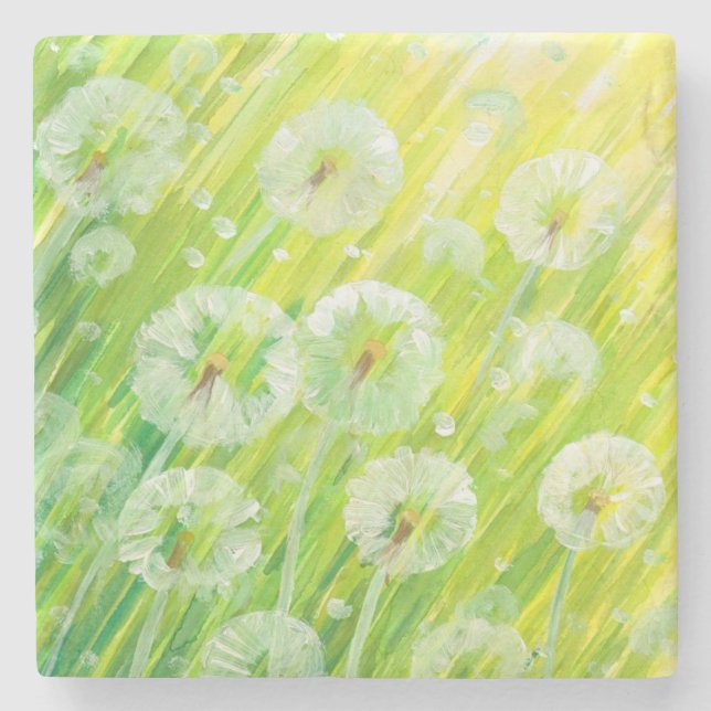 Nature background 2 stone coaster (Front)