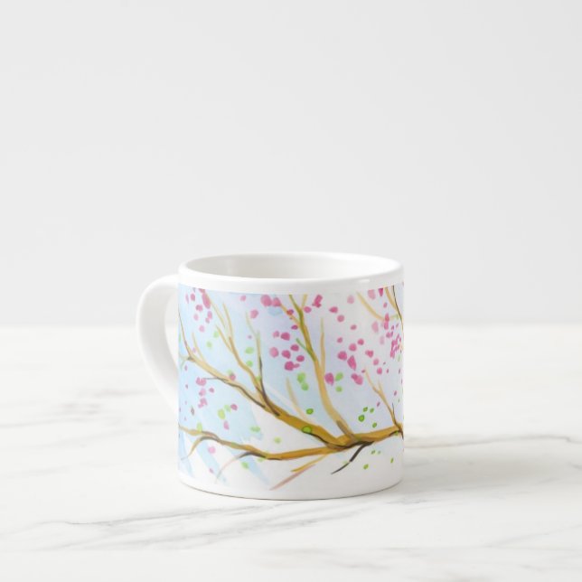 Nature background espresso cup (Front Left)