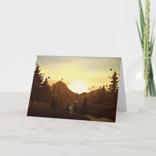 Nature Background Invitation (Front)