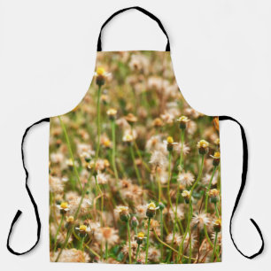 Nature background with grass flowerbackground, bea apron