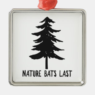Nature Bats Last Metal Tree Decoration