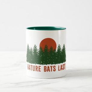 Nature Bats Last Trees Two-Tone Coffee Mug