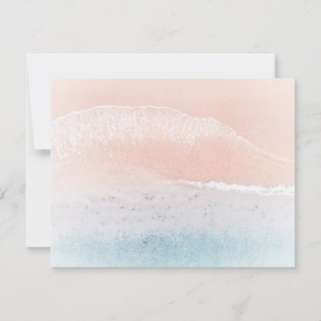 Nature Beach Sand Sea Seaside Custom Template (Front)