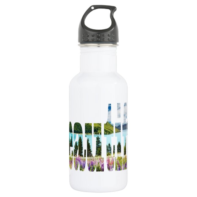 Nature-beautiful 532 Ml Water Bottle (Front)