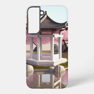 Nature Beauty Sakura Cherry Blossom Garden View Samsung Galaxy Case